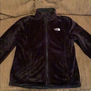 North Face women’s black fleece jacket